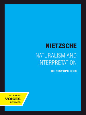 cover image of Nietzsche